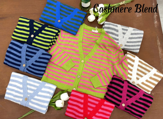 CARDIGAN MISTO CACHEMIRE