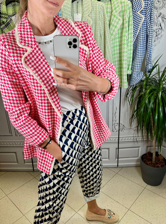 GIACCA TWEED SFRANGIATA