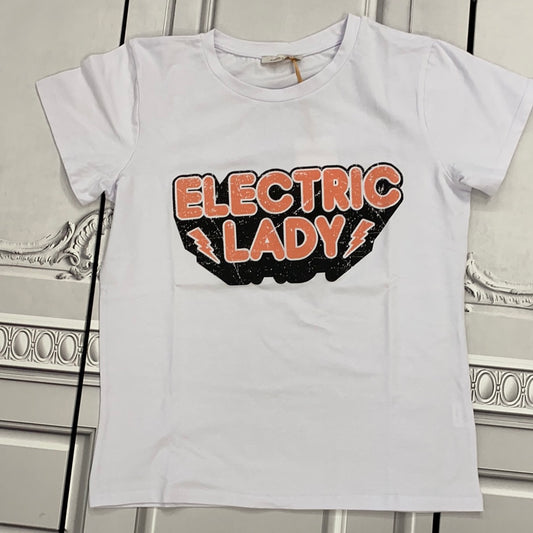 T SHIRT ELETRIC LADY
